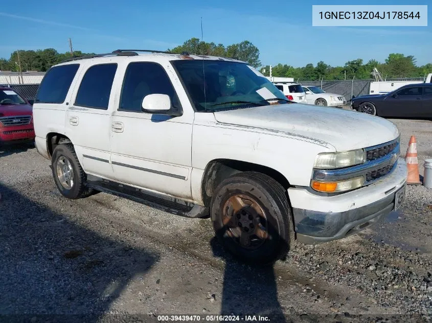 2004 Chevrolet Tahoe Lt VIN: 1GNEC13Z04J178544 Lot: 40307421