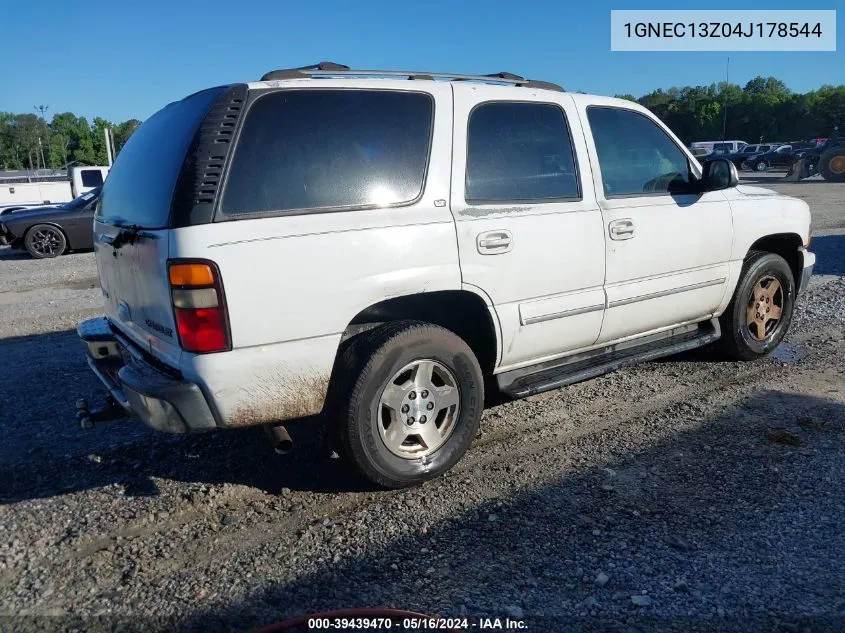 1GNEC13Z04J178544 2004 Chevrolet Tahoe Lt