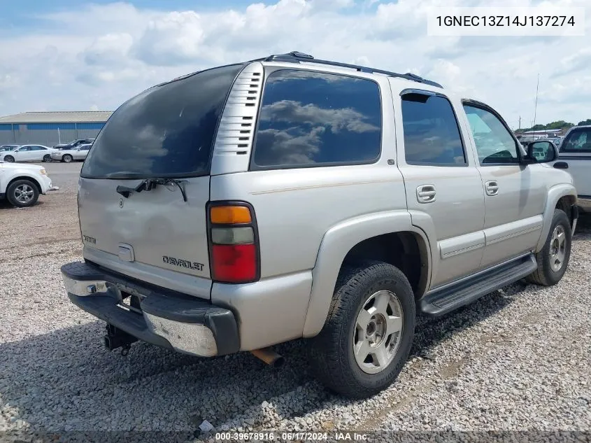 1GNEC13Z14J137274 2004 Chevrolet Tahoe Lt