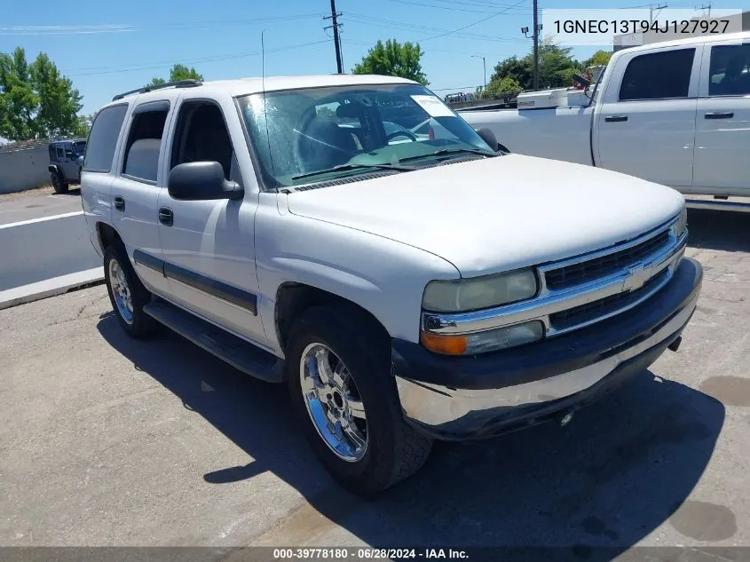 1GNEC13T94J127927 2004 Chevrolet Tahoe Ls