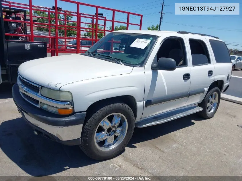 1GNEC13T94J127927 2004 Chevrolet Tahoe Ls