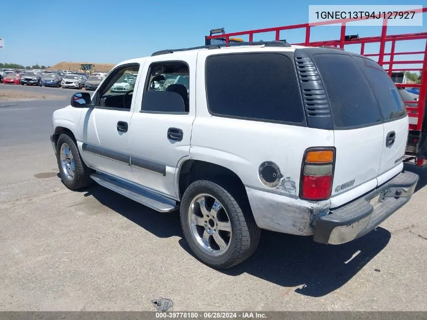 1GNEC13T94J127927 2004 Chevrolet Tahoe Ls