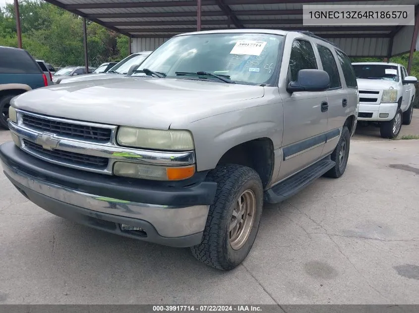 2004 Chevrolet Tahoe Ls VIN: 1GNEC13Z64R186570 Lot: 39917714