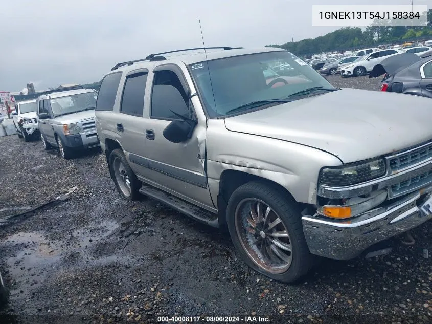 2004 Chevrolet Tahoe Ls VIN: 1GNEK13T54J158384 Lot: 40008117