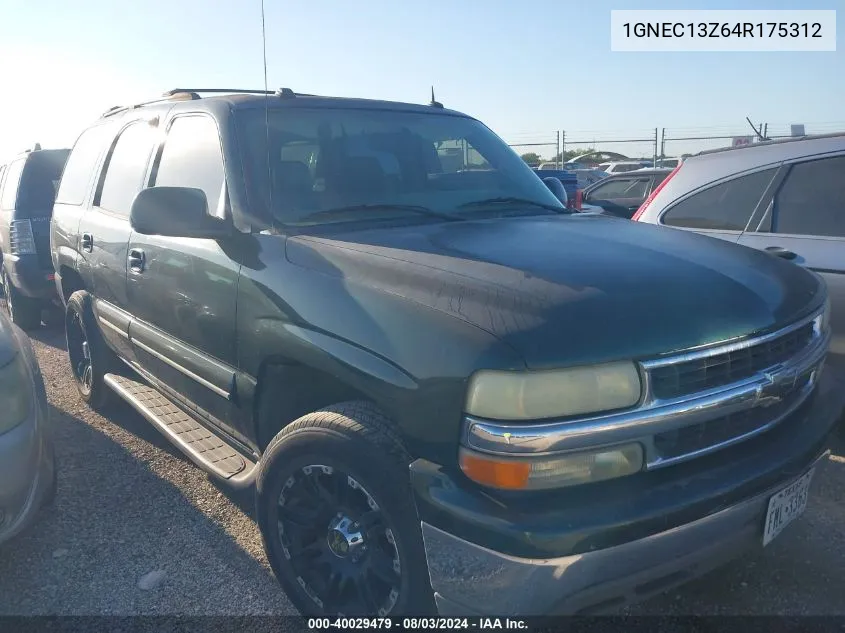 2004 Chevrolet Tahoe Lt VIN: 1GNEC13Z64R175312 Lot: 40029479