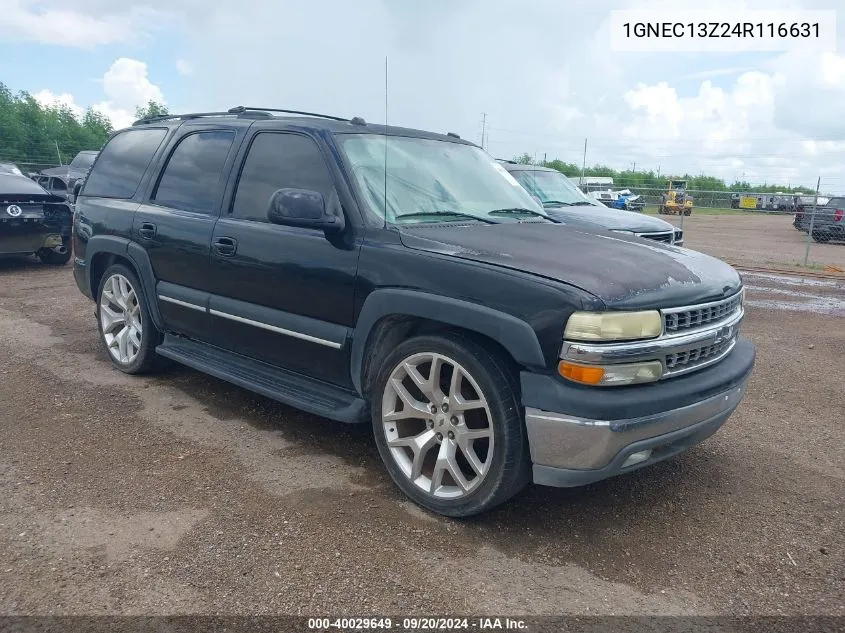 2004 Chevrolet Tahoe C1500 VIN: 1GNEC13Z24R116631 Lot: 40029649