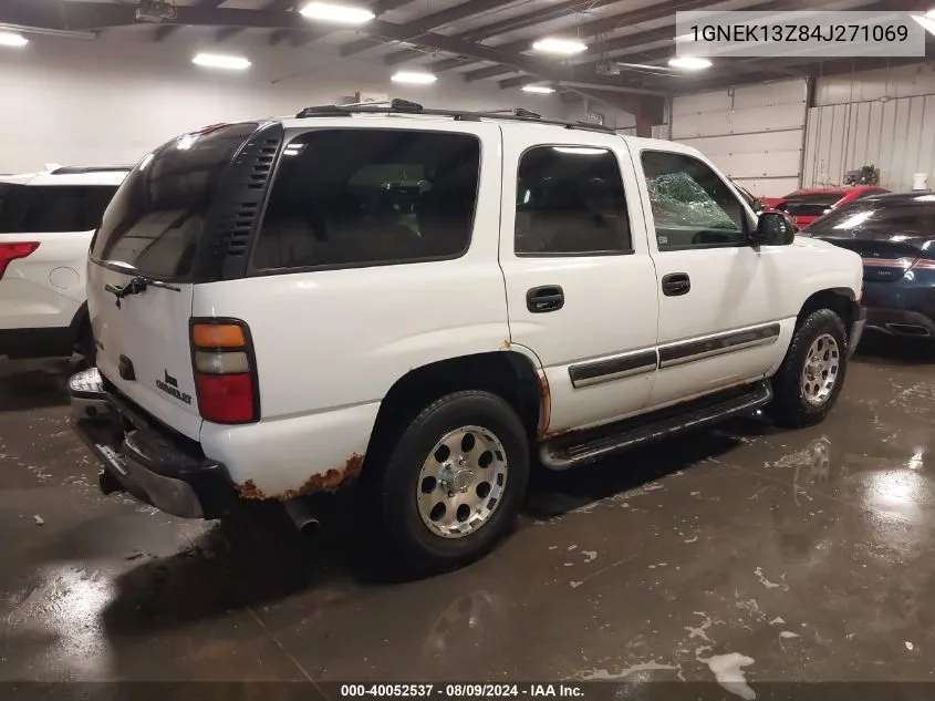 2004 Chevrolet Tahoe Ls VIN: 1GNEK13Z84J271069 Lot: 40052537