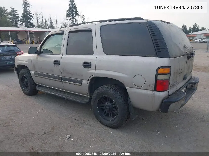 2004 Chevrolet Tahoe K1500 VIN: 1GNEK13V84J207305 Lot: 40053848