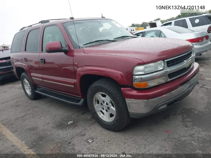 2004 Chevrolet Tahoe Ls/Lt/Z71 VIN: 1GNEK13Z64J201148 Lot: 40087834