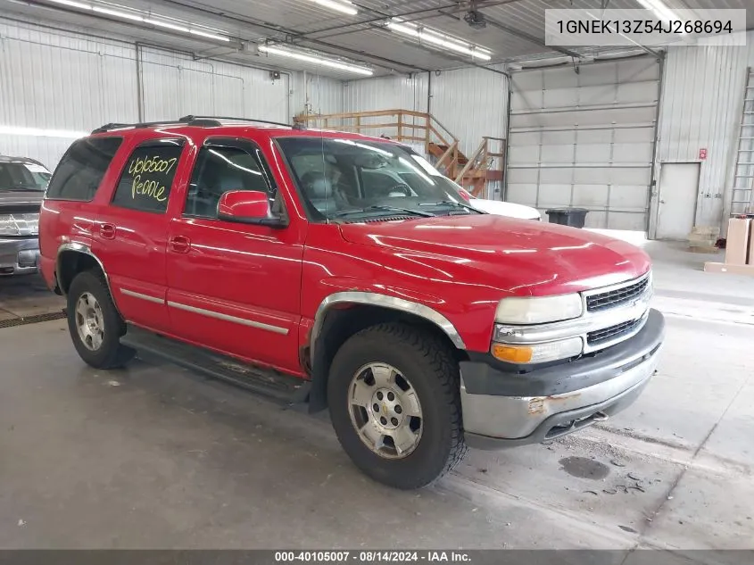 2004 Chevrolet Tahoe Lt VIN: 1GNEK13Z54J268694 Lot: 40105007