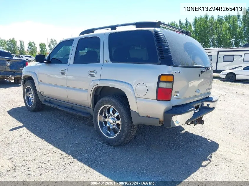 1GNEK13Z94R265413 2004 Chevrolet Tahoe Z71