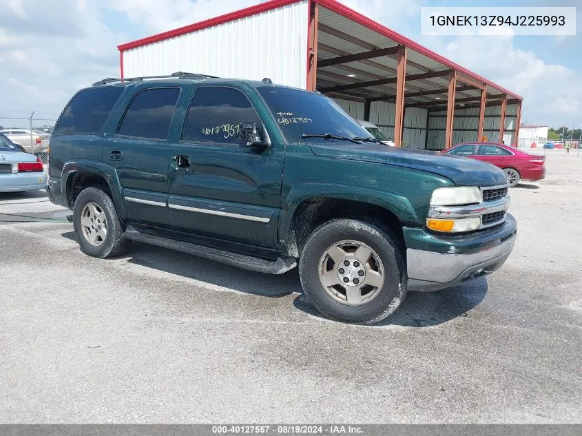 2004 Chevrolet Tahoe Lt VIN: 1GNEK13Z94J225993 Lot: 40127557