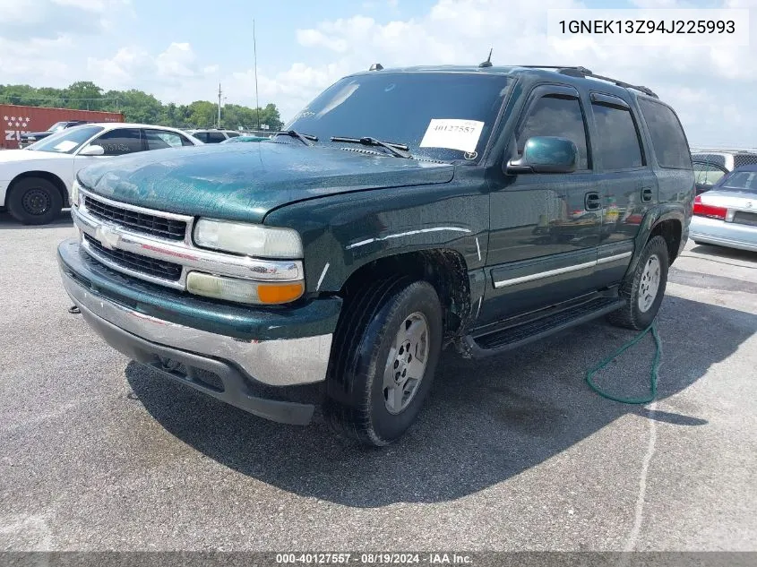 2004 Chevrolet Tahoe Lt VIN: 1GNEK13Z94J225993 Lot: 40127557