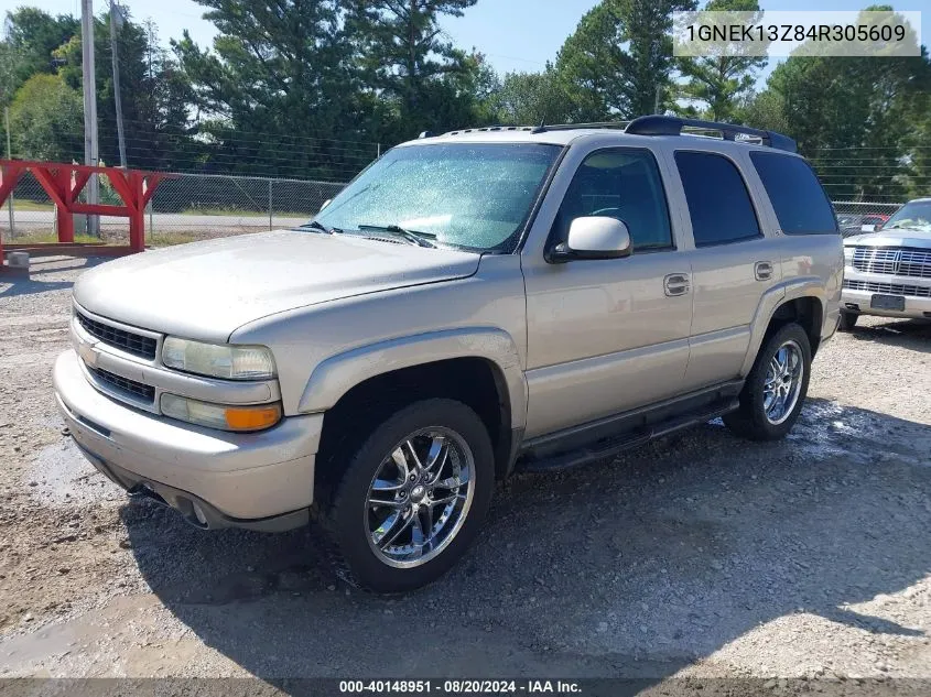 2004 Chevrolet Tahoe Z71 VIN: 1GNEK13Z84R305609 Lot: 40148951