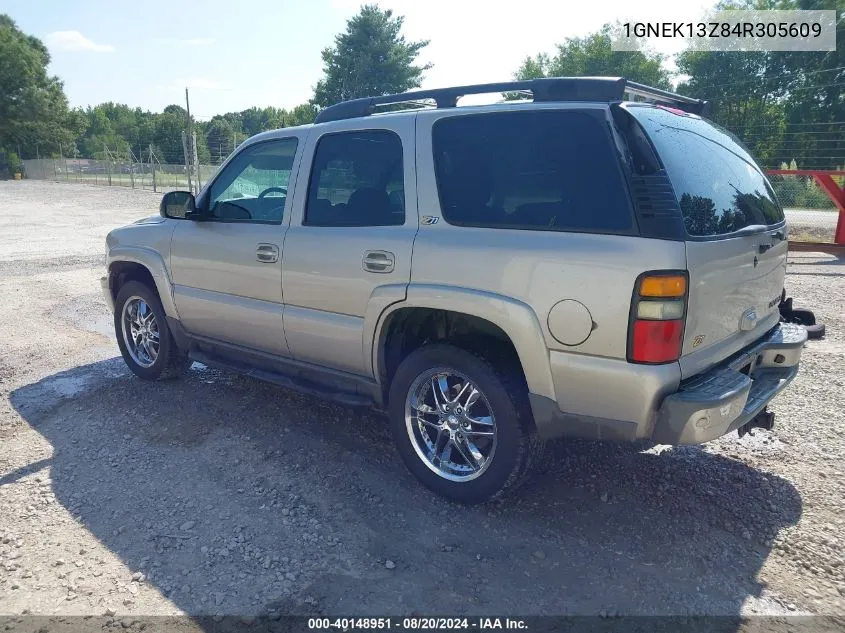 2004 Chevrolet Tahoe Z71 VIN: 1GNEK13Z84R305609 Lot: 40148951