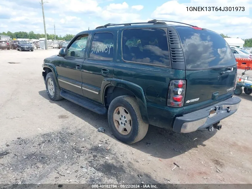 2004 Chevrolet Tahoe Lt VIN: 1GNEK13T64J301973 Lot: 40182794