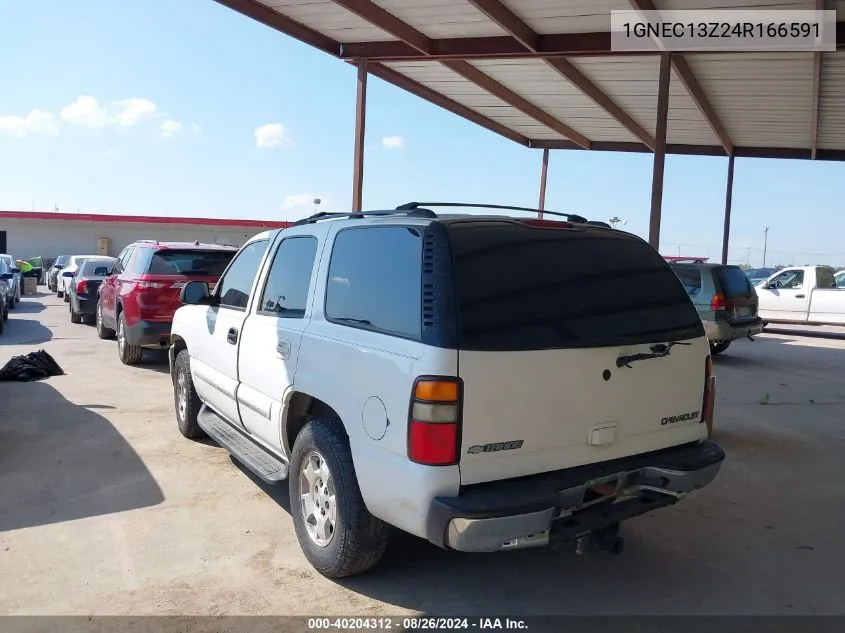 2004 Chevrolet Tahoe Lt VIN: 1GNEC13Z24R166591 Lot: 40204312