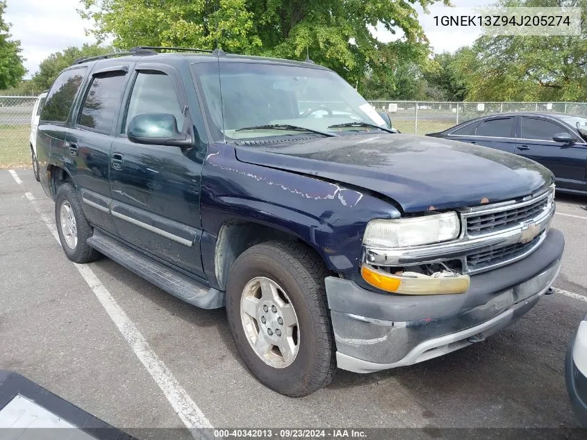 1GNEK13Z94J205274 2004 Chevrolet Tahoe Lt