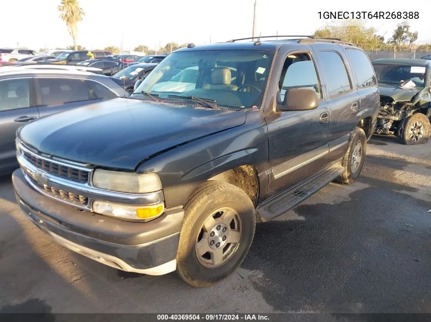 2004 Chevrolet Tahoe Lt VIN: 1GNEC13T64R268388 Lot: 40369504