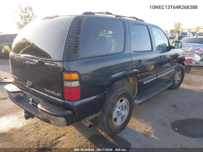 1GNEC13T64R268388 2004 Chevrolet Tahoe Lt