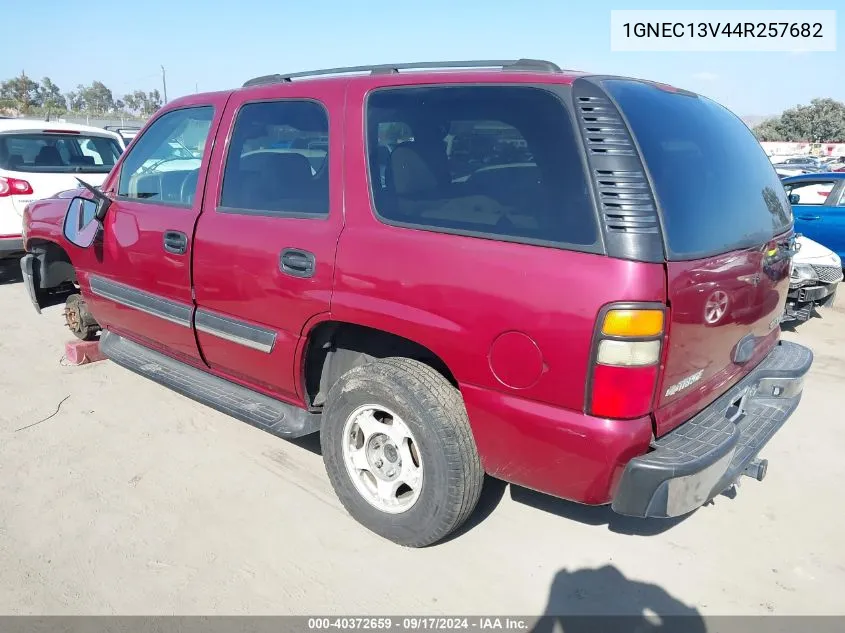 2004 Chevrolet Tahoe Ls VIN: 1GNEC13V44R257682 Lot: 40372659