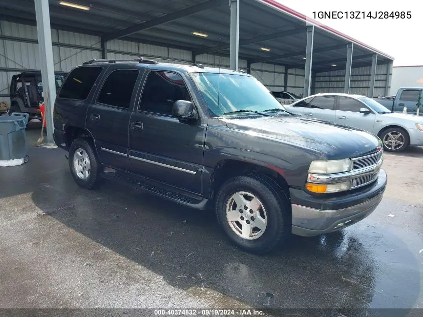 1GNEC13Z14J284985 2004 Chevrolet Tahoe Lt