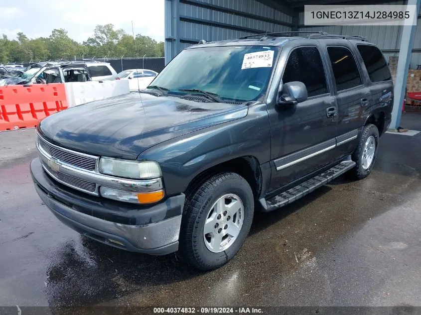 1GNEC13Z14J284985 2004 Chevrolet Tahoe Lt