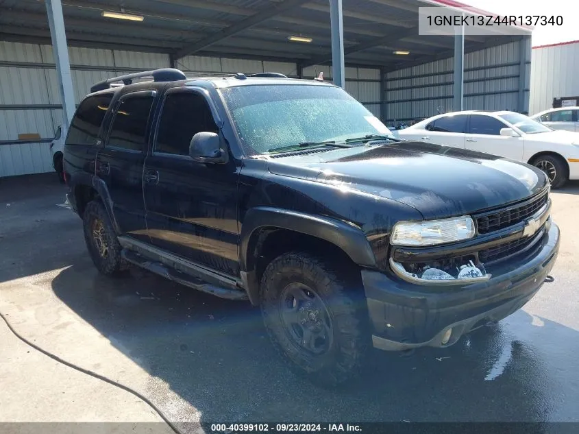 2004 Chevrolet Tahoe Z71 VIN: 1GNEK13Z44R137340 Lot: 40399102