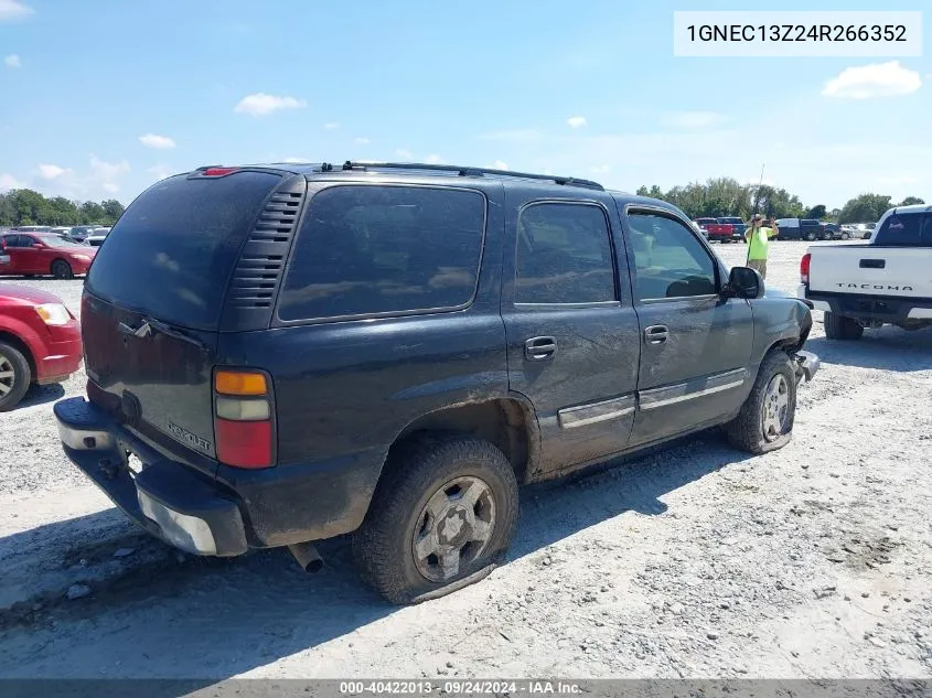 1GNEC13Z24R266352 2004 Chevrolet Tahoe Ls