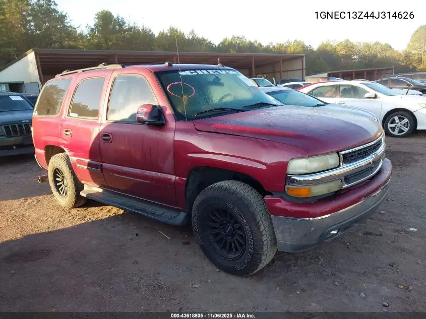 1GNEC13Z44J314626 2004 Chevrolet Tahoe Lt