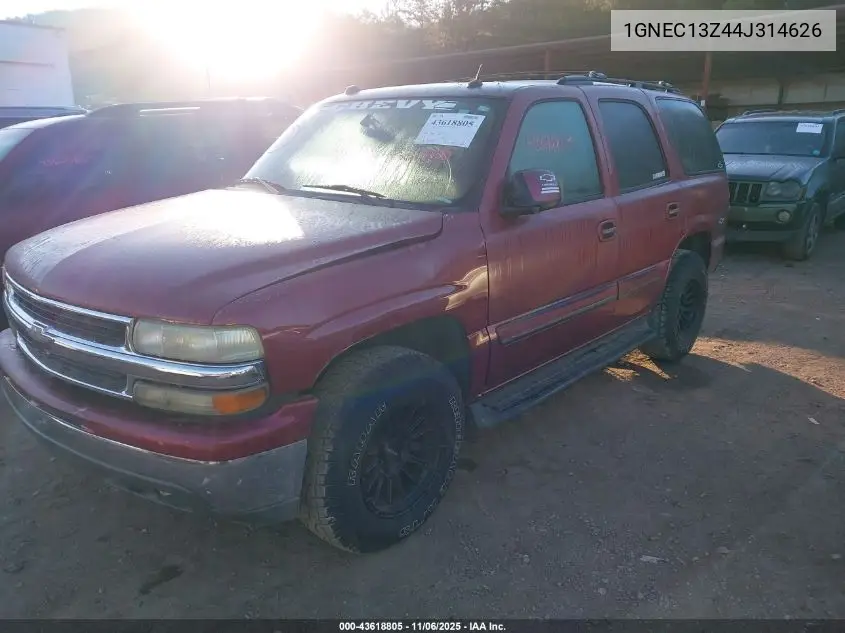 1GNEC13Z44J314626 2004 Chevrolet Tahoe Lt