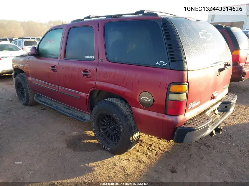 1GNEC13Z44J314626 2004 Chevrolet Tahoe Lt