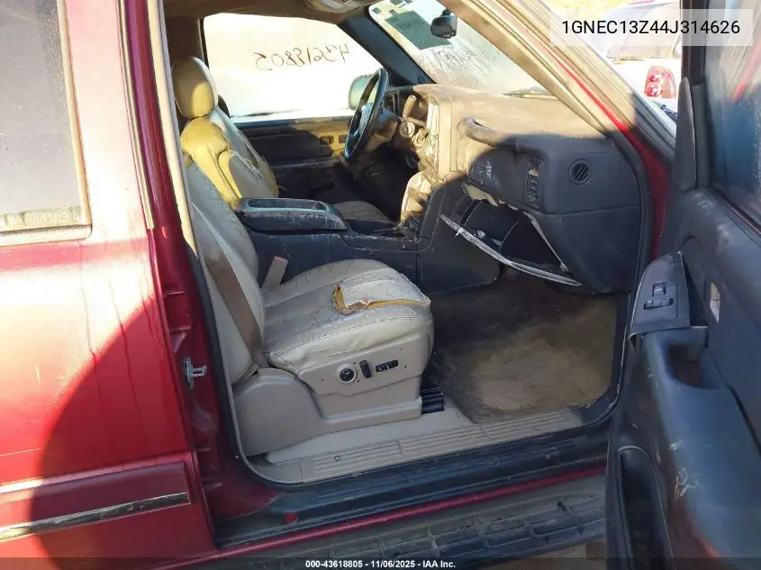 1GNEC13Z44J314626 2004 Chevrolet Tahoe Lt