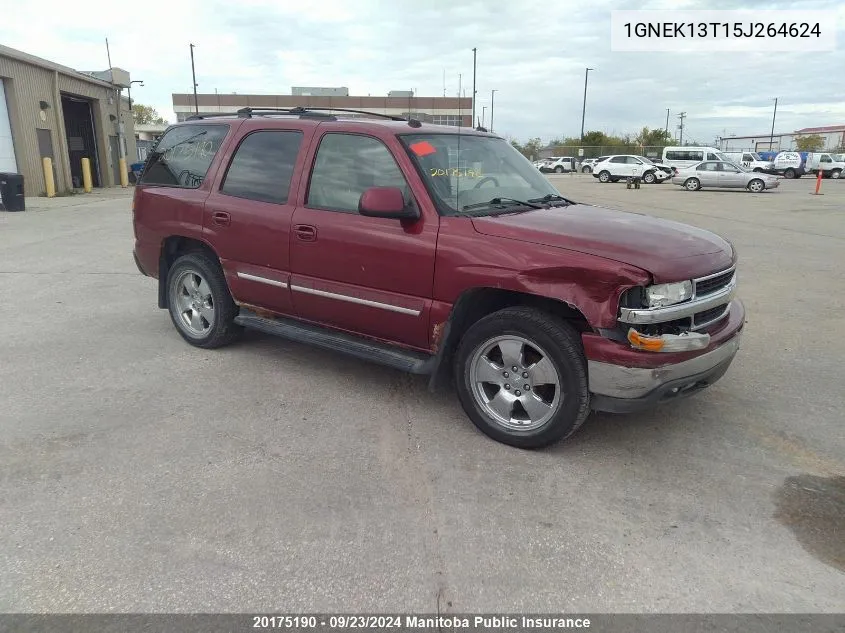 1GNEK13T15J264624 2005 Chevrolet Tshoe