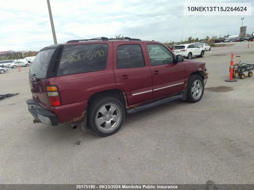 1GNEK13T15J264624 2005 Chevrolet Tshoe