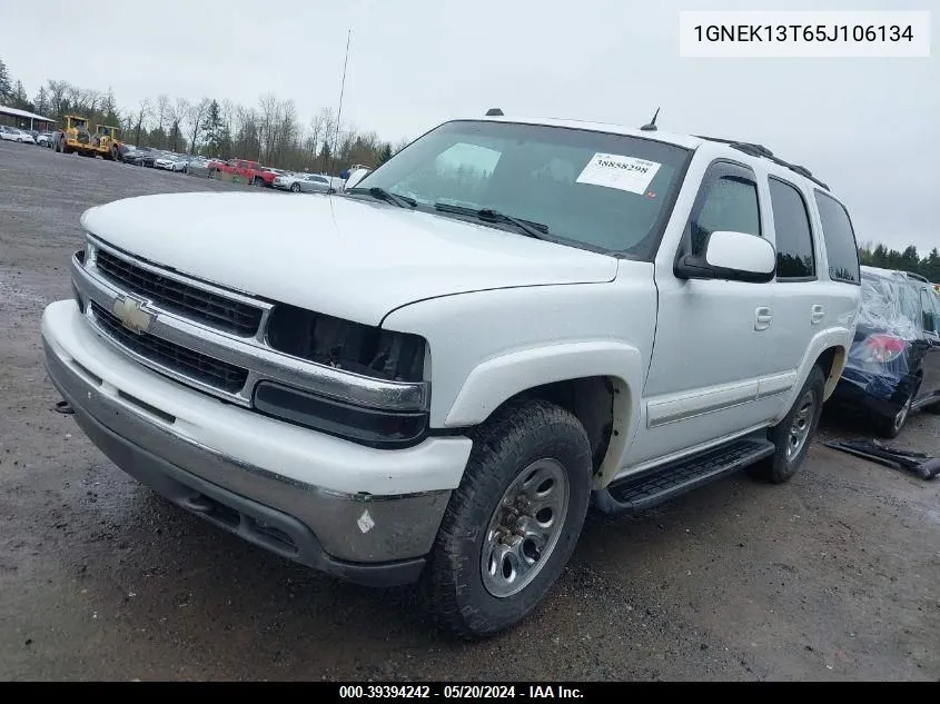 2005 Chevrolet Tahoe Lt VIN: 1GNEK13T65J106134 Lot: 39394242