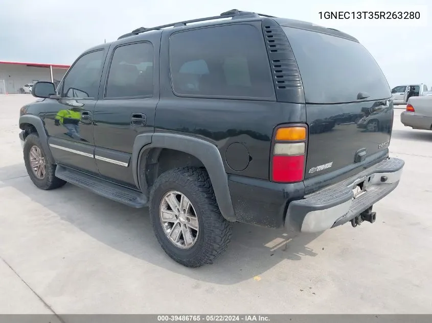 2005 Chevrolet Tahoe Lt VIN: 1GNEC13T35R263280 Lot: 39486765