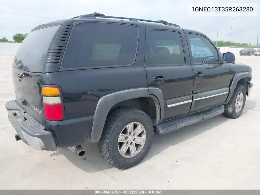 2005 Chevrolet Tahoe Lt VIN: 1GNEC13T35R263280 Lot: 39486765