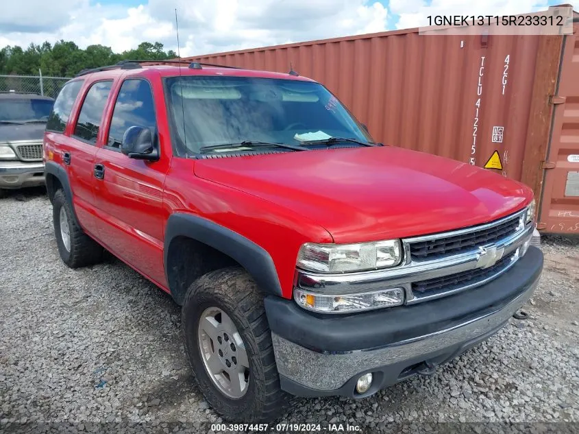 1GNEK13T15R233312 2005 Chevrolet Tahoe Lt