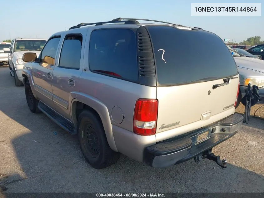 2005 Chevrolet Tahoe Lt VIN: 1GNEC13T45R144864 Lot: 40038454