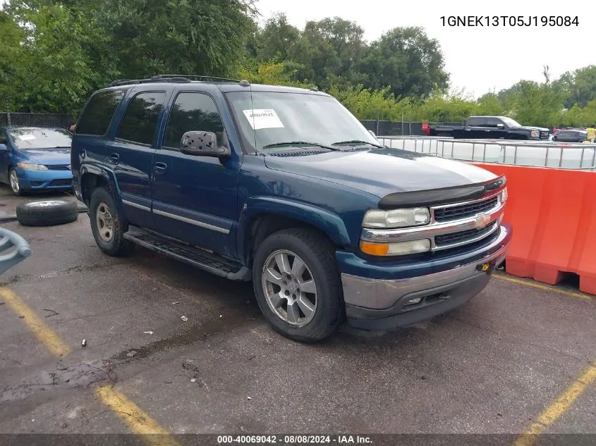 1GNEK13T05J195084 2005 Chevrolet Tahoe Lt