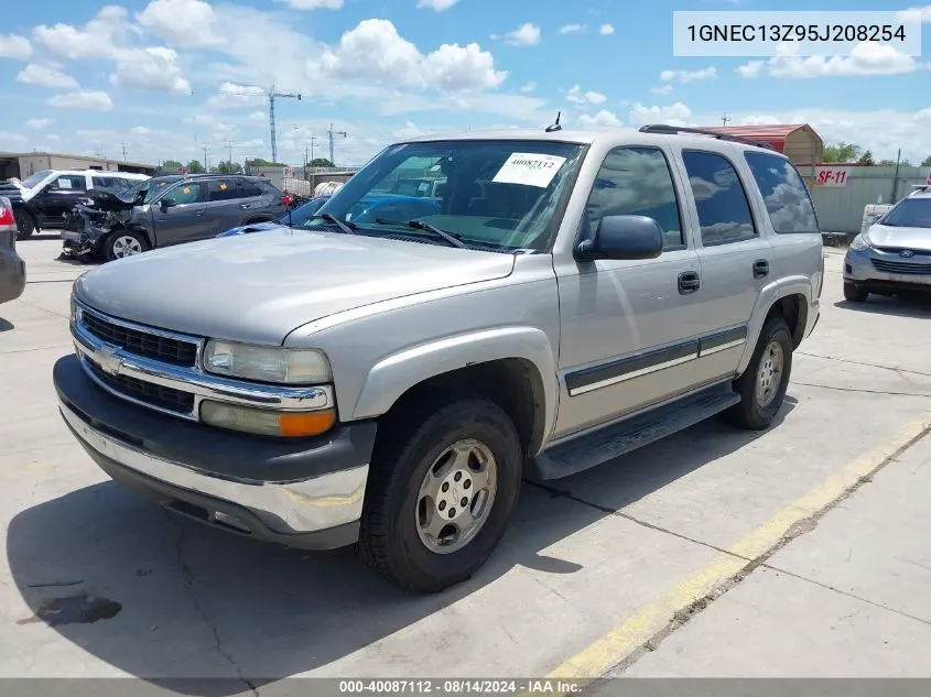 2005 Chevrolet Tahoe Ls VIN: 1GNEC13Z95J208254 Lot: 40087112