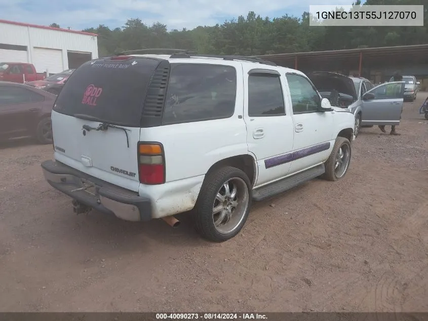 2005 Chevrolet Tahoe Ls/Lt/Z71 VIN: 1GNEC13T55J127070 Lot: 40090273