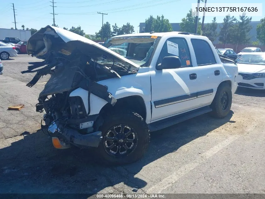 1GNEC13T75R167636 2005 Chevrolet Tahoe Ls