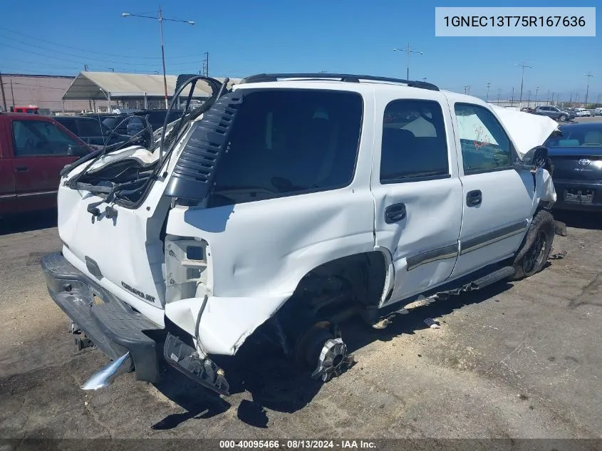 1GNEC13T75R167636 2005 Chevrolet Tahoe Ls