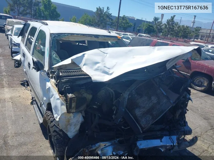 1GNEC13T75R167636 2005 Chevrolet Tahoe Ls