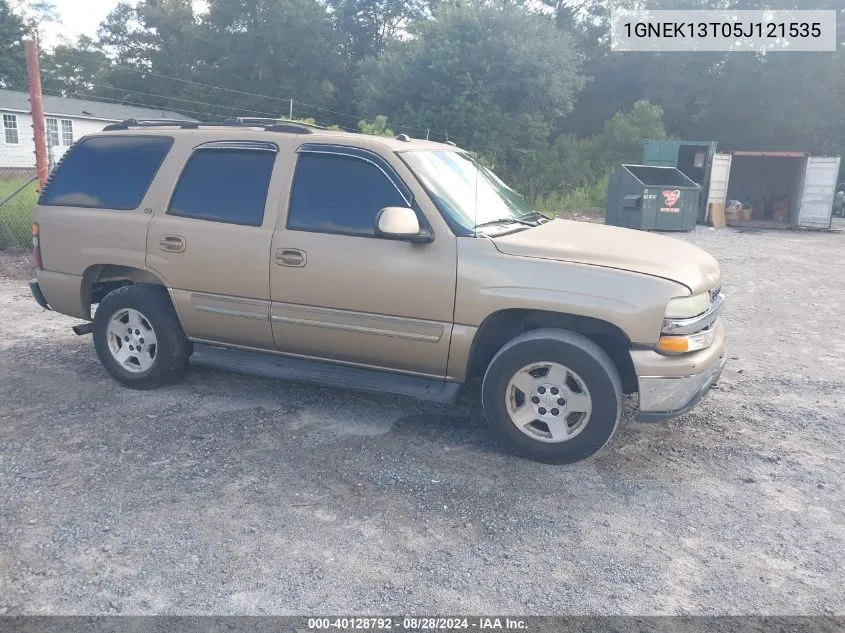 2005 Chevrolet Tahoe Lt VIN: 1GNEK13T05J121535 Lot: 40128792