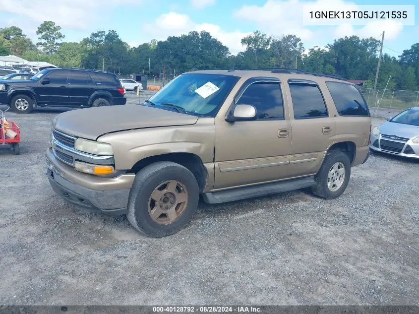 2005 Chevrolet Tahoe Lt VIN: 1GNEK13T05J121535 Lot: 40128792