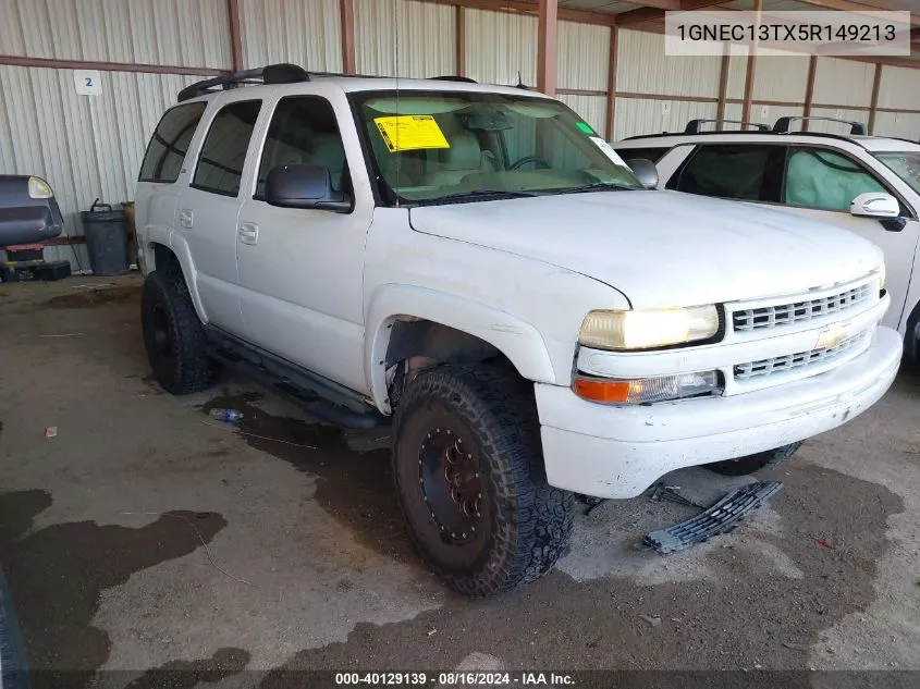 2005 Chevrolet Tahoe C1500 VIN: 1GNEC13TX5R149213 Lot: 40129139