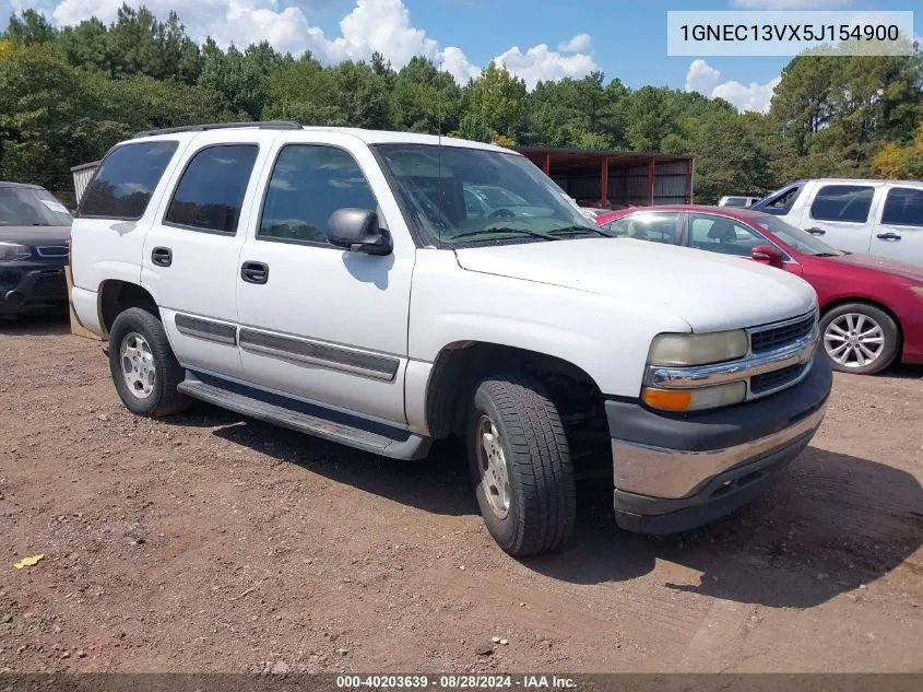 2005 Chevrolet Tahoe Ls VIN: 1GNEC13VX5J154900 Lot: 40203639